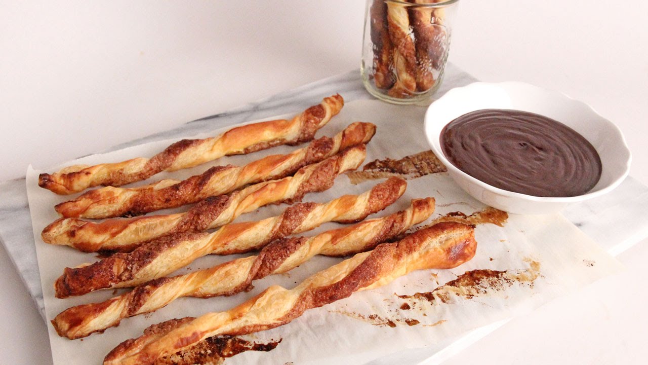 Baked Churro Twists with Chocolate Sauce | Episode 1073 | Laura in the Kitchen