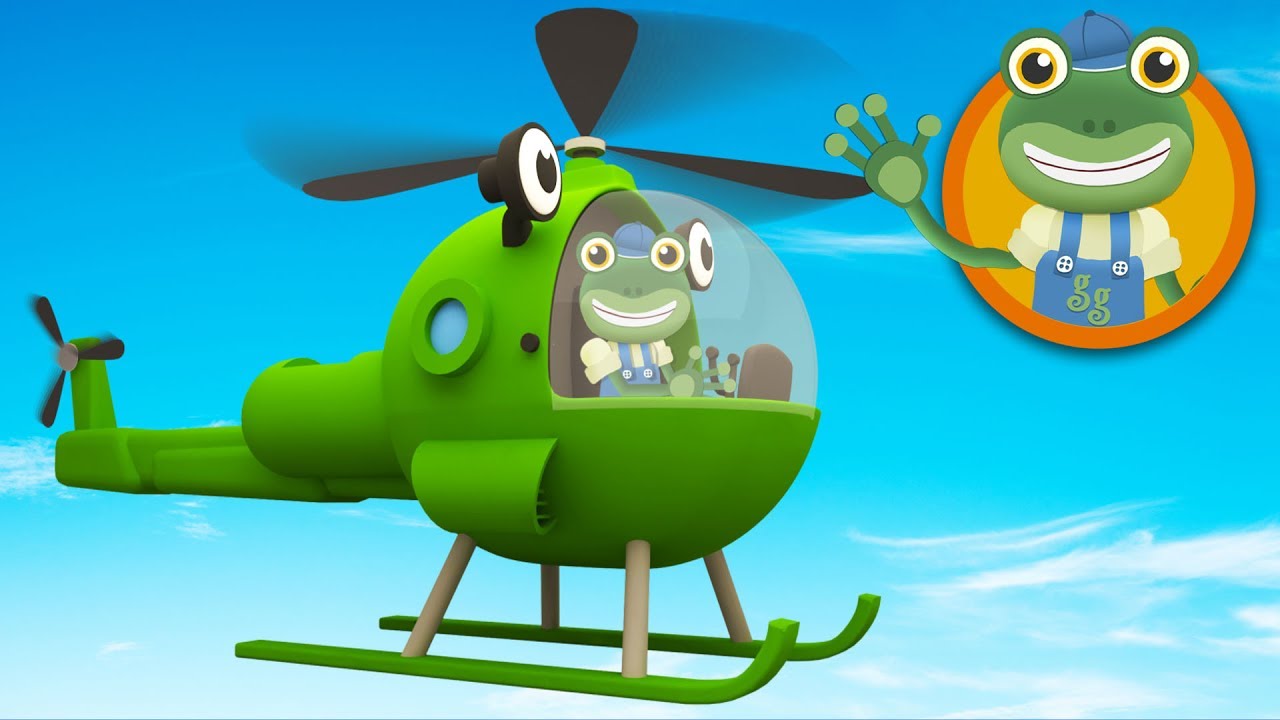 ⁣Helen The Helicopter Visits Gecko's Garage | Helicopters For Children