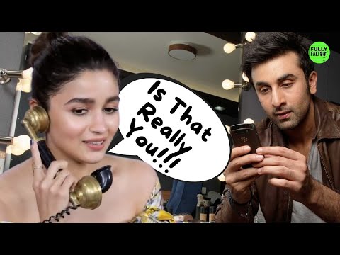 Alia Bhatt is shocked to hear Ranbir Kapoor's voice!!