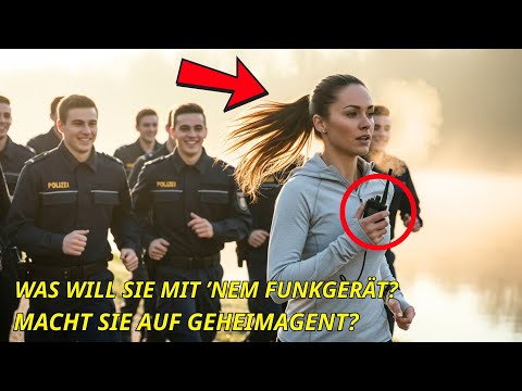 Sie joggte am Flussufer – bis das Funkgerät knackte ‚Feldwebel Groß, Sektor Sieben, sofort