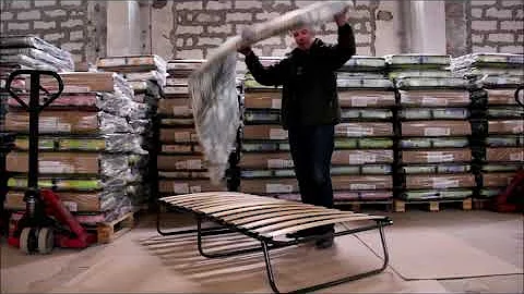 Раскладушка на ламелях
