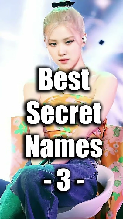 BLACKPINK Members Secret Name That Given By BLACKPINK! 😍😍 #kpop #blackpink #shorts