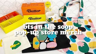 BTS In The Soop Pop-Up Store Merch Haul | BTS Butter Cookies (ASMR)