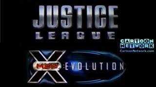 Justice League And X-Men Evolution Cartoon Network Promo 2003