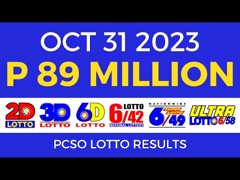 Lotto Result Today 9pm October 31 2023 [Complete Details]