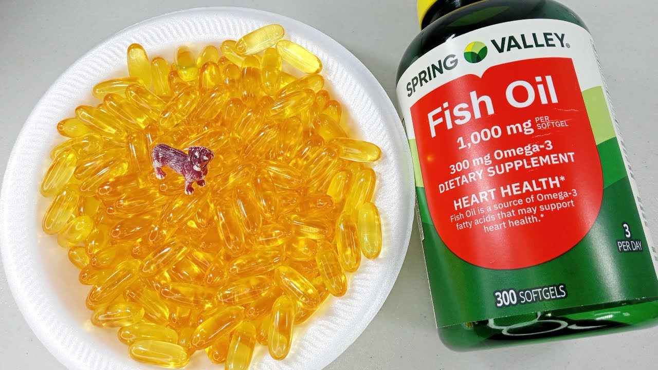 Unboxin Doxin - Spring Valley Fish Oil 300 mg Omega-3 Dietary Supplements (please read description)