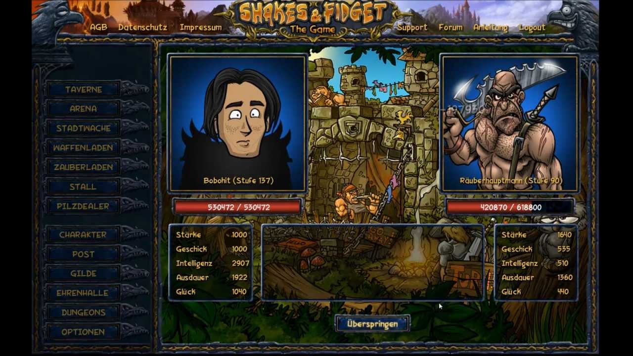 Shakes & Fidget - Dungeon 30/130