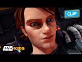 Anakin and Ahsoka Destroy Grievous' Ion Cannon! 🚀💥 | Star Wars: The Clone Wars | @StarWarsKids