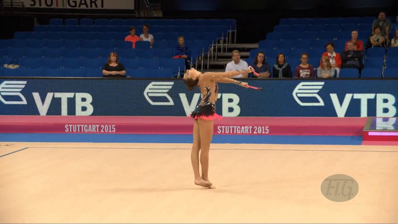 Lilit HARUTYUNYAN (ARM) 2015 Rhythmic Worlds Stuttgart - Qualifications Clubs
