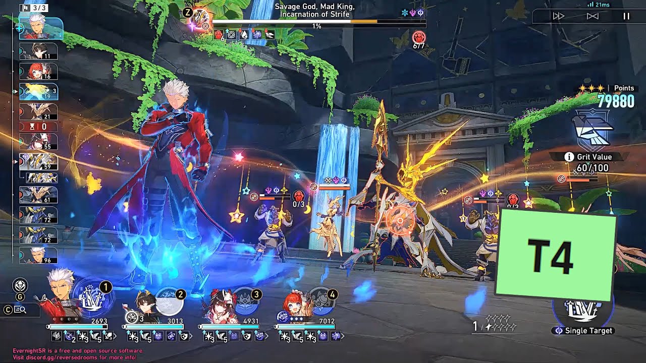 2 cost full E0S0 Archer 40k Pure Fiction with DHPT sustain | No Limit Eidolon | HSR 3.6