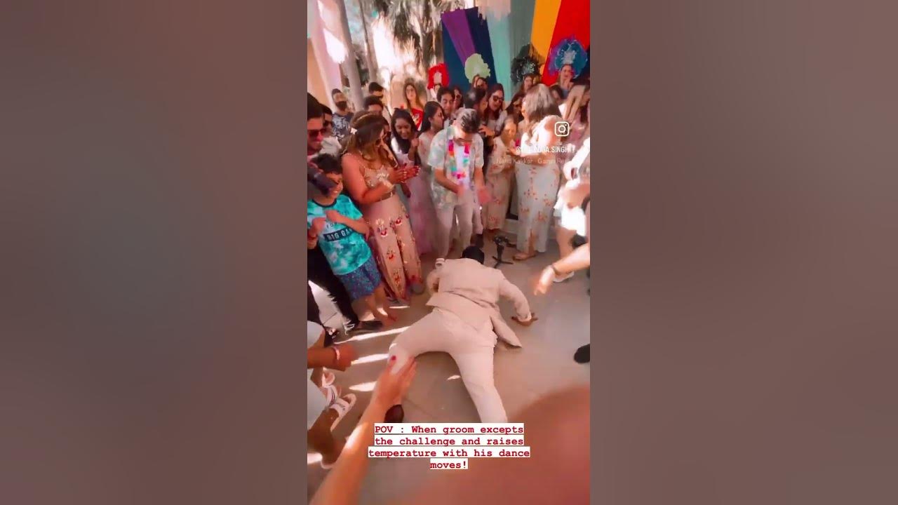 Best anchor puja singh hosting pool party & haldi #haldi #poolparty #