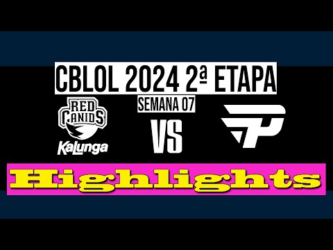 RED CANIDS VS PAIN GAMING | CBLOL 2024 | Highlights