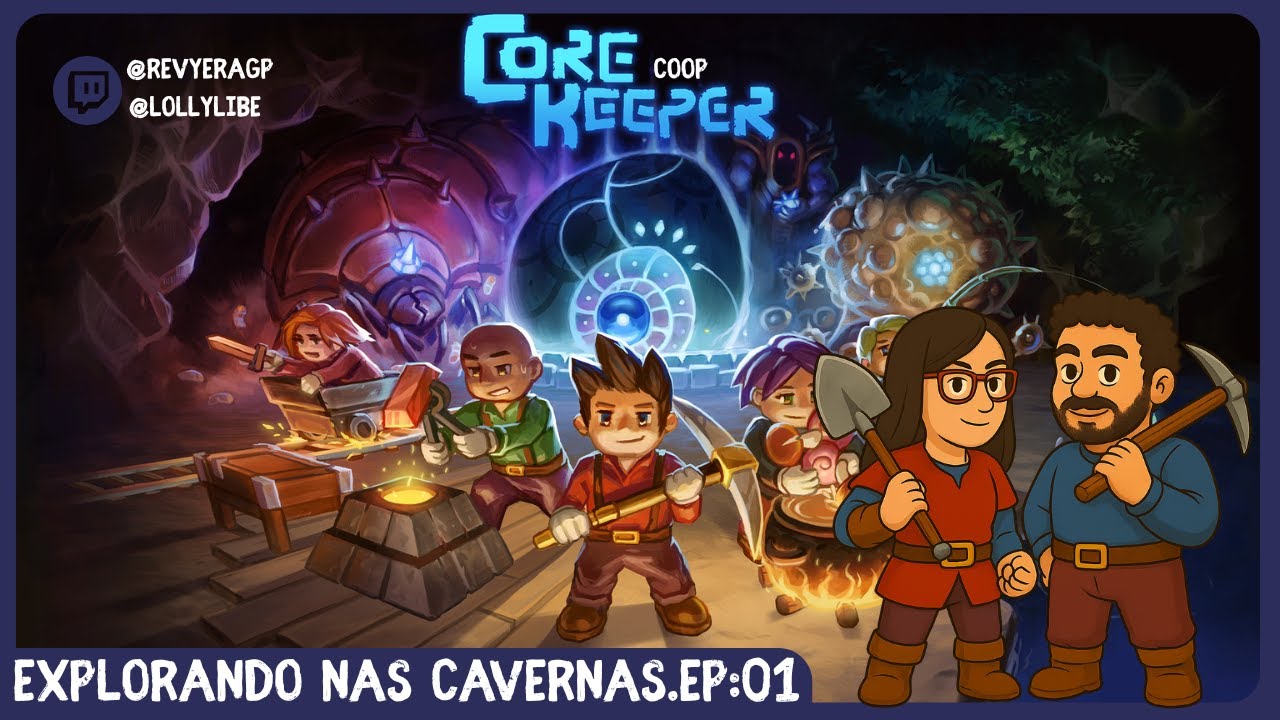 Sobrevivendo e explorando em Core Keeper [coop] EP:01