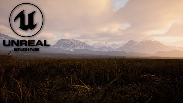 Unreal Engine 5 Grasslands Large Scale Environment