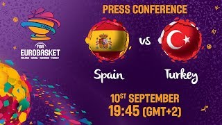 Spain v Turkey - Round of 16 - Press Conference