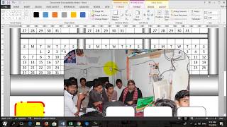 WORD Advance Calendar 2019 Tutorial screenshot 3