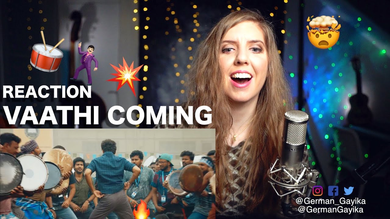 MASTER - VAATHI COMING - REACTION by German Gayika | Thalapathy Vijay | Anirudh Ravichander Lokesh K