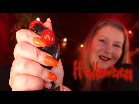 ASMR Halloween Triggers 🎃 Tapping Scratching Quetsching