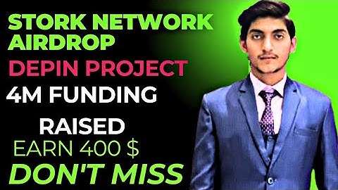 Stork Network Airdrop Guide || Stork Network Free Crypto Airdrop 2025 || New Depin Airdrop