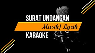 Lydia Karaoke Tapsel SURAT UNDANGAN/ musik/ lyrik (Versi Cewek)