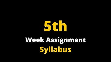 ৬ষ্ঠ থেকে ৯ম শ্রেণির ৫ম সপ্তাহের এসাইনমেন্ট // 5th Week Assignment Class 6-9 // ৫ম সপ্তাহ এসাইনমেন্ট