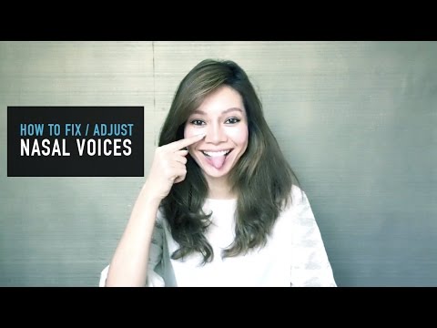 How To Fix Or Adjust Nasal Voices Youtube