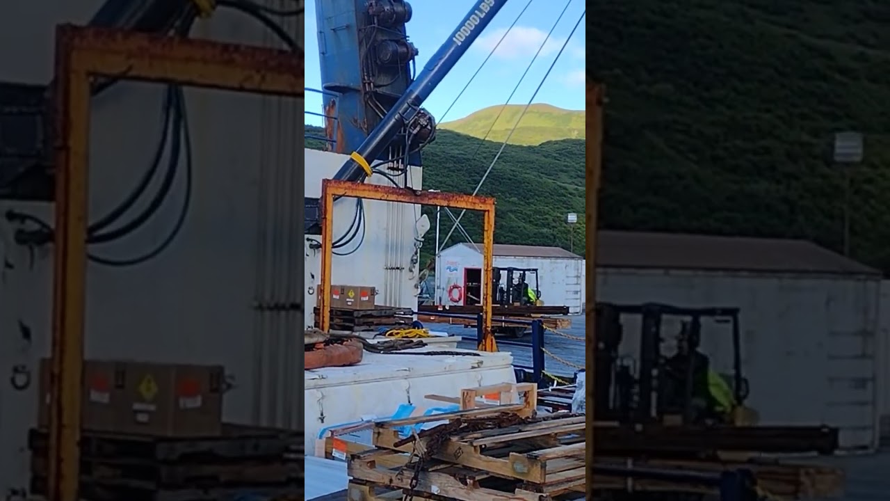 Lumber offload in Alaska!