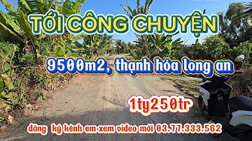 Bán  9 công 5 đất  thạnh hóa long an  giá  1 tỷ  250 tr