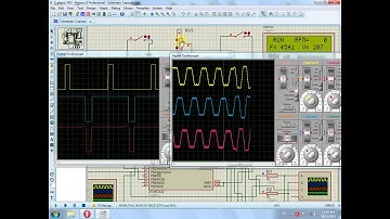 V/F Control of 3 Phase Induction Motor using Space Vector Modulation Arduino