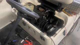 Gas Golf Cart Won’t Start, NOTHING Happens When You Push The Gas Pedal Fix! Installing New Lights!￼