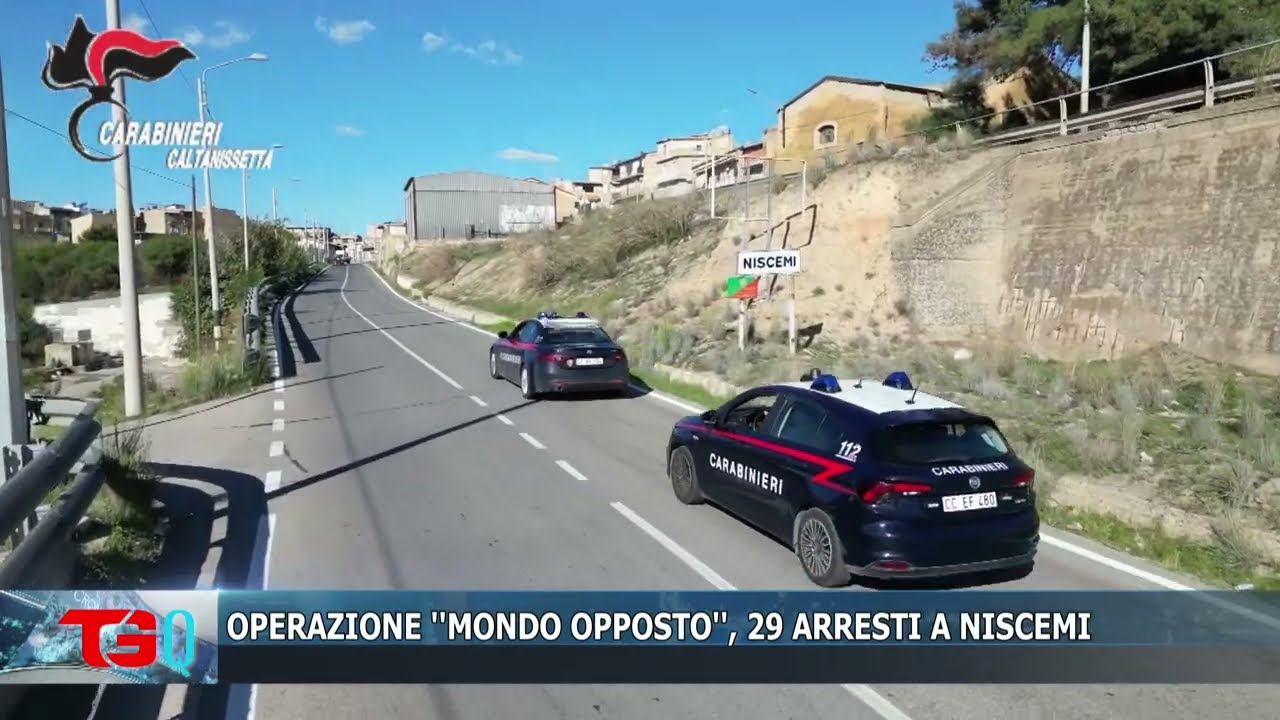 OPERAZIONE ''MONDO OPPOSTO'', 29 ARRESTI A NISCEMI