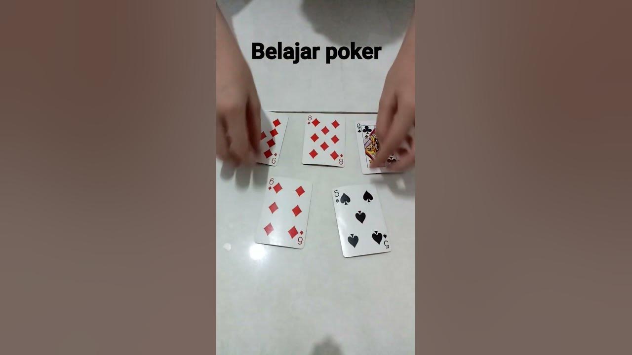 cara bermain poker. belajar poker. mengenal istilah daftar tangan poker HIGH CARD. mahir main poker.