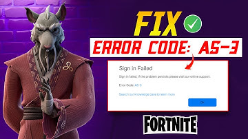 How to Fix Epic Games Error Code AS-3 on Windows | Epic Games Sign-in Failed
