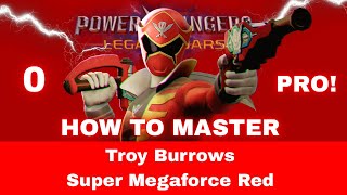 HOW TO MASTER TROY BURROWS (SUPER MEGAFORCE RED) | Power Rangers Legacy Wars screenshot 1