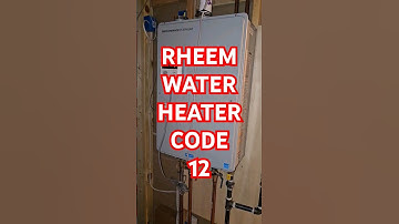 Rheem Water Heater Code 12 Fix #waterheater #rheem #code12 #problem #broken #repair #flame #sense