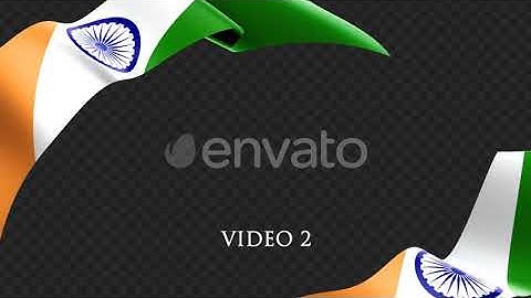 Long Flag India | Motion Graphics - Envato elements