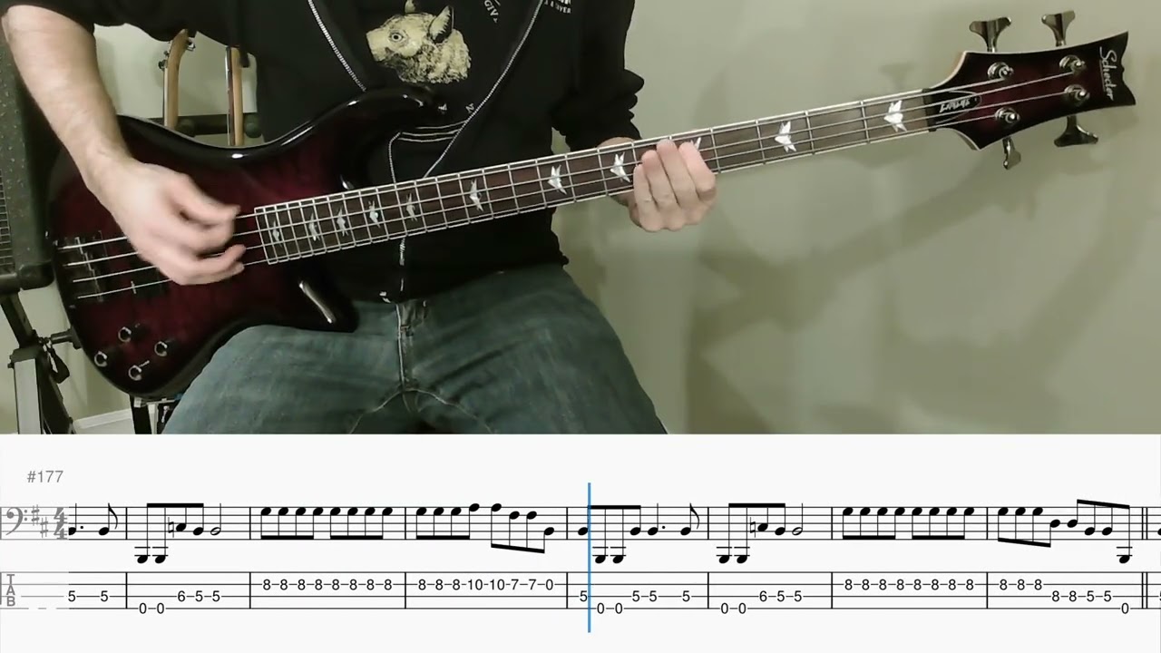 Cult of Luna - Echoes (bass cover with tab)