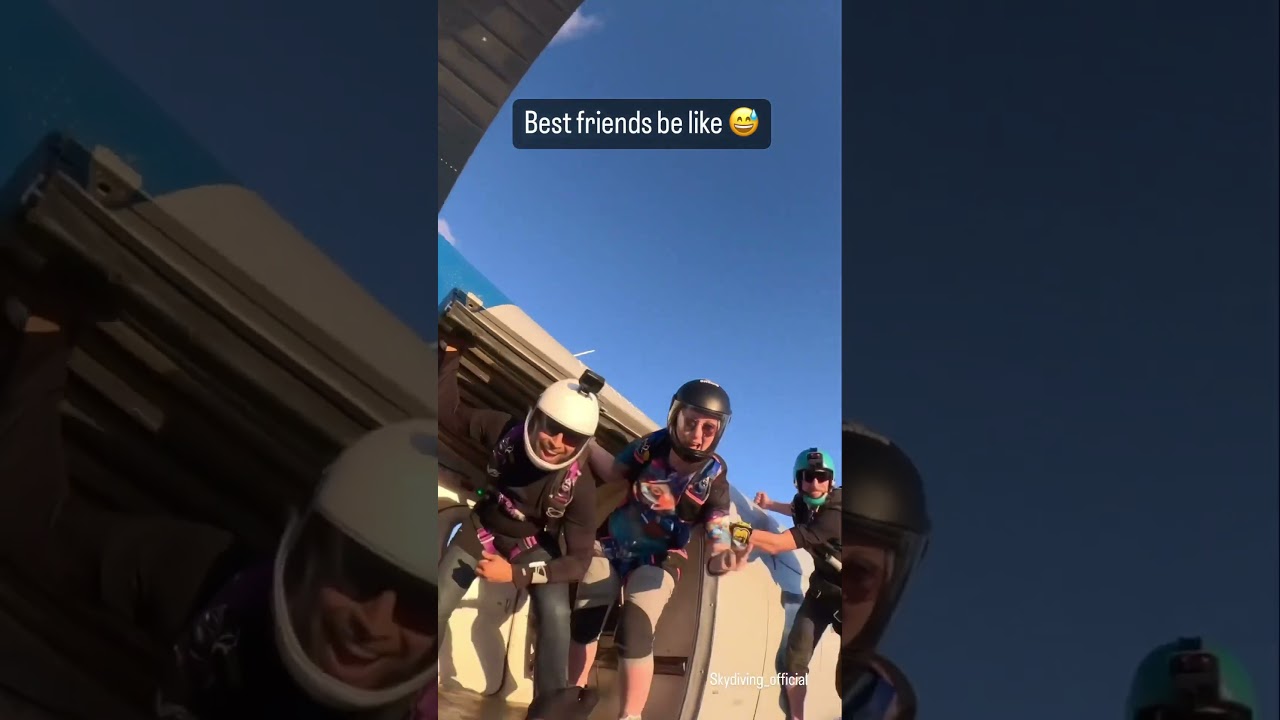 Skydiving Official Best Friends Meme 2