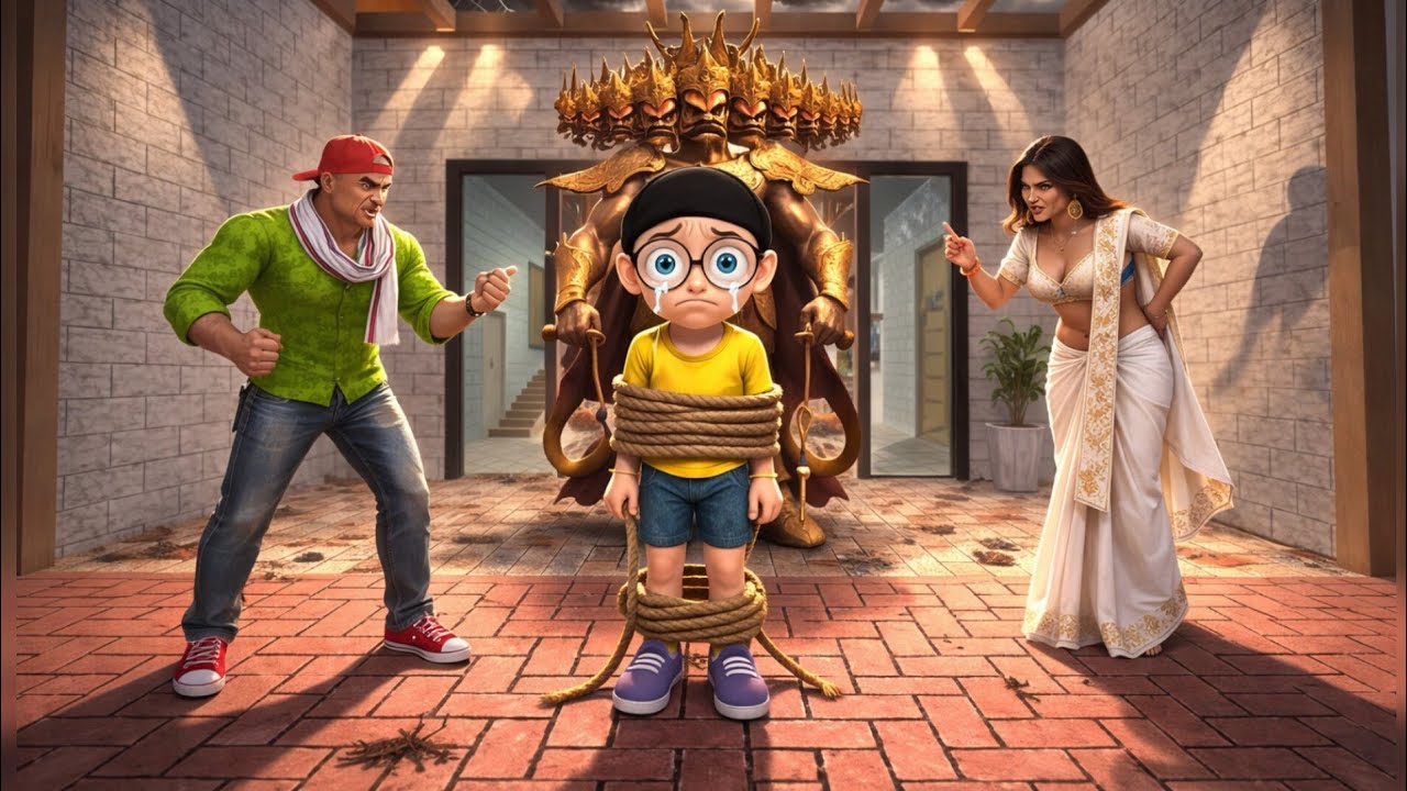 NOBITA KO🍫CHOCOLATA KE BAHANE RAVAN 😰UTHAKAR LEKAR CHALA GAYA💥 INDIAN THEFT AUTO GAME 🎮