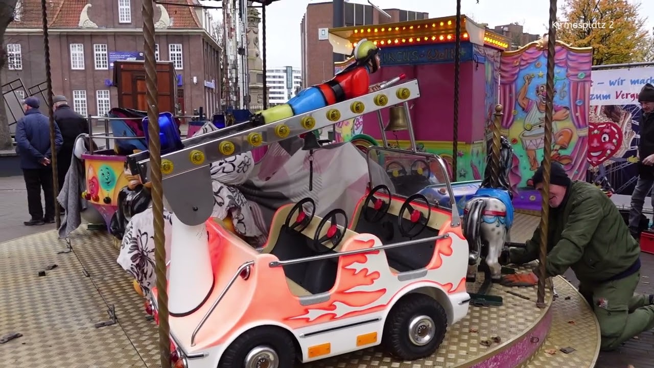 Leer - Weihnachtsmarkt 2024 - Aufbau Teil 1 🎡🎡🎡