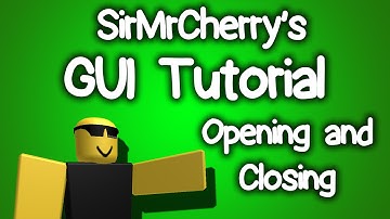 Roblox GUI Tutorial #1 - Opening and Closing