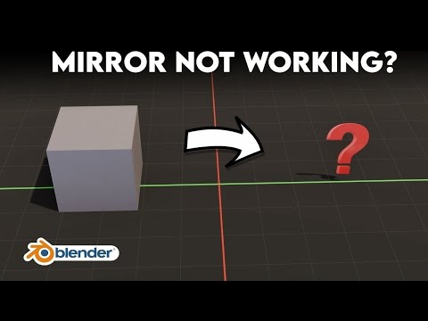 Fix Mirror Modifier not working in Blender - YouTube