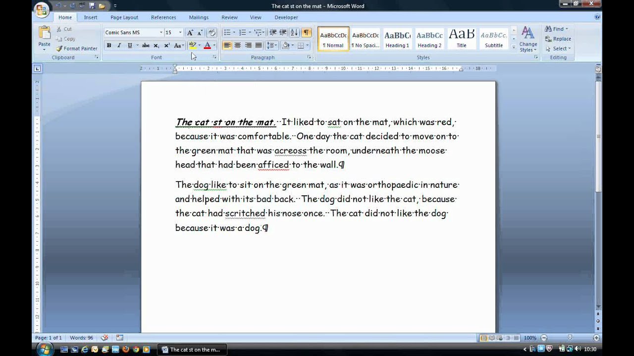 editing text and undo_redo.wmv - YouTube