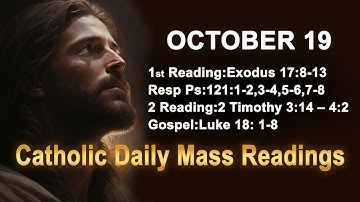 Catholic Daily Mass Readings for today I Sunday October 19 2025