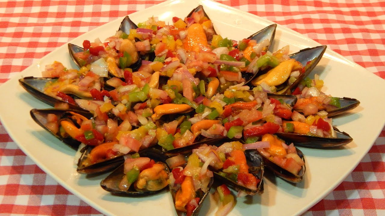 Mejillones a la vinagreta con thermomix
