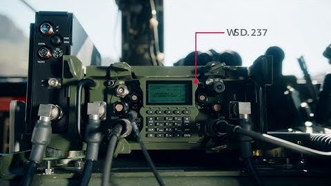 TruNet™ AN/PRC-162(V)1 two-channel networking ground radio for mounted operations