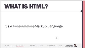 LIVE Lecture 2 - What is #HTML in Urdu Hindi | Learn HTML, CSS, JavaScript | Web Development