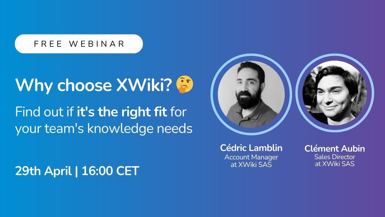 Why choose XWiki?