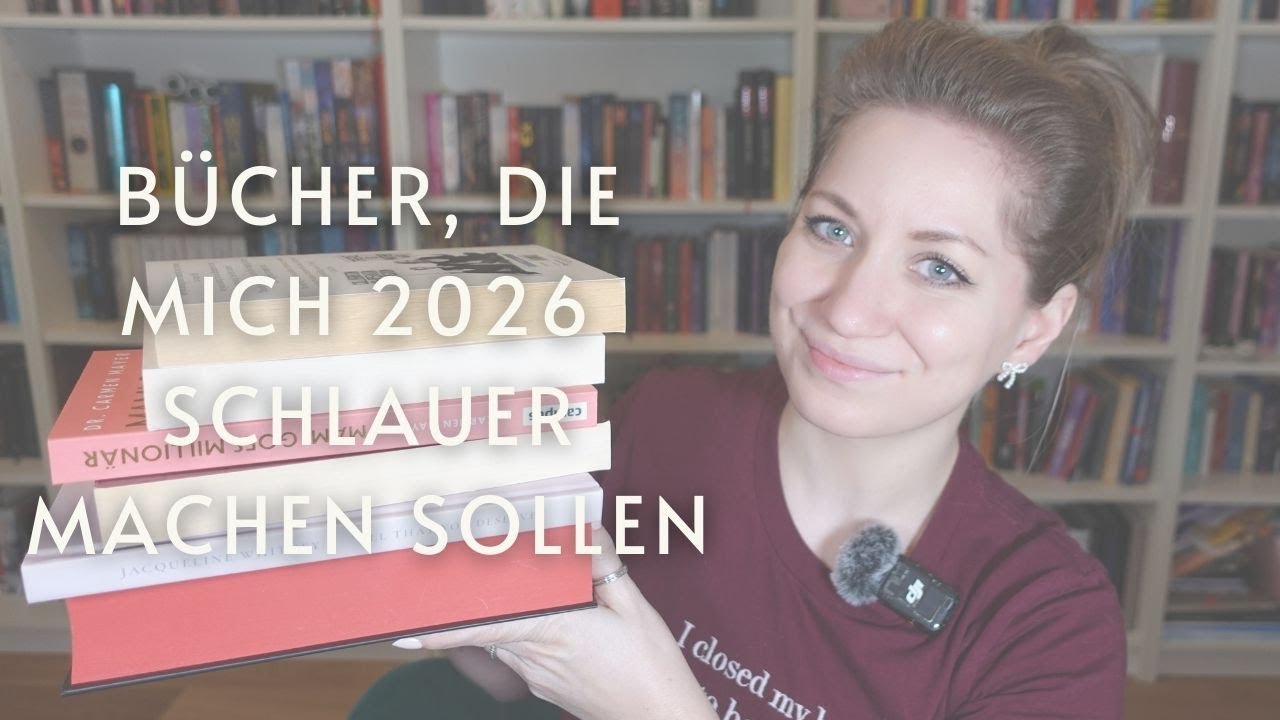 5 Bücher, die mich 2026 schlauer machen sollen | Sachbücher