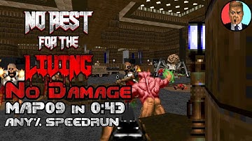 [World Record] No Damage Speedrun of No Rest For The Living Map 09 in 0:43